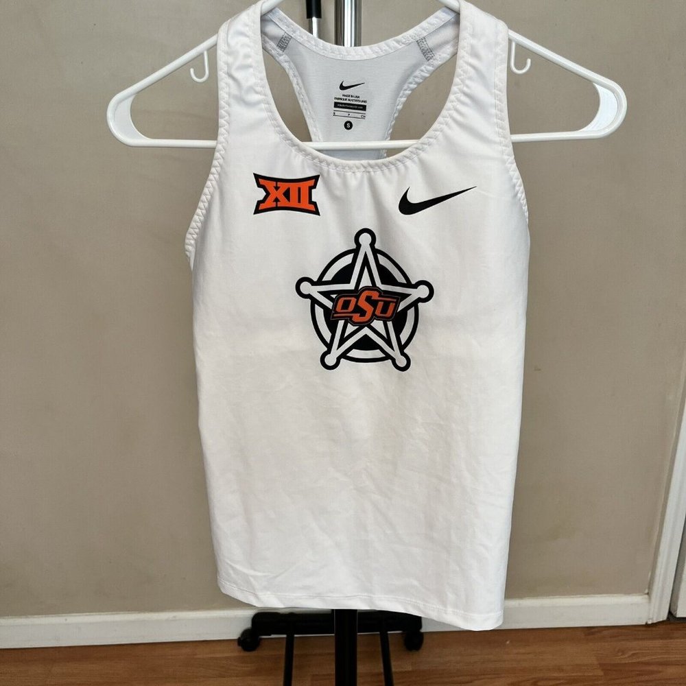 Nike Pro Elite‎ OSU Pokes USA Womens Track & Field Singlet AJ6517-XXX Size Small